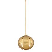 Fredrick Ramond Anthos 2 Light 9" Wide LED Mini Pendant Unlacquered Brass