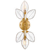 Fredrick Ramond Amira 2 Light 26" Tall Wall Sconce Distressed Brass