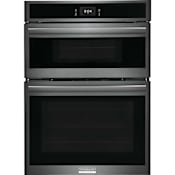 Frigidaire Frigidaire - Gallery Series 30 Inch Wide 7 Cu. Ft. Oven and Microwave Combo Electric Wall Oven with Air Fry and Slow Cook Black Stainless Steel