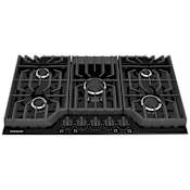 Frigidaire 36 Inch Wide 5 Burner Gas Cooktop with Quick Boil Burner Black