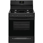 Frigidaire 30 Inch Wide 5 Cu. Ft. Free Standing Gas Range with 38000 BTUs Black