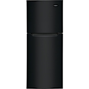 Frigidaire 24 Inch Wide 11.6 Cu. Ft. Energy Star Rated Top Mount Refrigerator Black