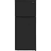 Frigidaire 28 Inch Wide 17.6 Cu. Ft. Energy Star Certified Top Freezer Refrigerator with Crisper Bins and Reversible Door Black