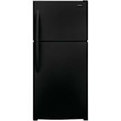 Frigidaire 30 Inch Wide 20 Cu. Ft. Energy Star Certified Top Freezer Refrigerator with EvenTemp™ Cooling System Black