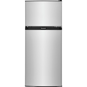 Frigidaire 19 Inch Wide 4.50 Cu. Ft. Energy Star Certified Compact Refrigerator Freezer Combo Silver Mist