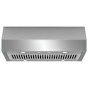 Frigidaire 400 CFM 30 Inch Wide Under Cabinet Range Hood with Powerplus 3-Speed Fan Stainless Steel