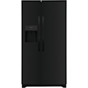 Frigidaire 36 Inch Wide 25.6 Cu. Ft. Energy Star Certified Side By Side Refrigerator with EvenTemp Cooling System and PurePour Water Filter Black