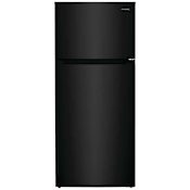 Frigidaire 28 Inch Wide 16.03 Cu. Ft. Energy Star Certified Top Freezer Refrigerator with LED Lighting Black