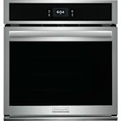 Frigidaire Gallery 27 Inch Wide 3.8 Cu. Ft. Single Electric Wall Oven with Air Fry and Steam Cooking Stainless Steel