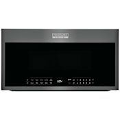 Frigidaire Gallery 30 Inch Wide 1.9 Cu. Ft. 1000 Watt Over the Range Microwave with Sensor Cook Black Stainless Steel