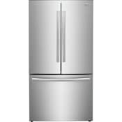 Frigidaire Gallery 36 Inch Wide 23.3 Cu. Ft. Energy Star Certified French Door Refrigerator with Adjustable Temp Drawer Stainless Steel