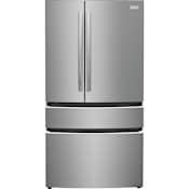 Frigidaire Gallery 36 Inch Wide 27.2 Cu. Ft. Energy Star Certified French Door Refrigerator with PurePour™ Water Filter and Auto-Close Doors Stainless Steel