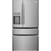 Frigidaire Gallery 36 Inch Wide 26.3 Cu. Ft. Energy Star Certified French Door Refrigerator with PurePour™ Water Filter and Auto-Close Doors Stainless Steel