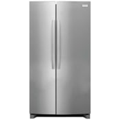 Frigidaire Gallery 37 Inch Wide 26 Cu. Ft. Energy Star Certified Fingerprint Resistant Side By Side Refrigerator with SpaceWise Organization System Stainless Steel