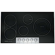 Frigidaire Professional Series 36 Inch Wide 5 Burner Electric Cooktop with EvenTemp Element Stainless Steel