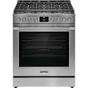 Frigidaire Professional 30 Inch Wide 6 Cu. Ft. Free Standing Gas Range with Temperature Probe and No Preheat Stainless Steel