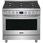 Frigidaire 36 Inch Wide 4.4 Cu. Ft. Free Standing Gas Range with True Convection Stainless Steel