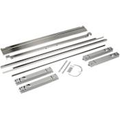 Frigidaire 79 Inch Side by Side Flat Column Trim Kit Stainless Steel