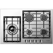 Fulgor Milano 400 Series 30 Inch Wide 5 Burner Liquid Propane / Natural Gas Cooktop with Electric Re-Ignition System Stainless Steel