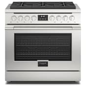 Fulgor Milano 400 Series 36 Inch Wide 5.2 Cu. Ft. Free Standing Gas Range with Dual Convection and Dual Crescendo Burners Stainless Steel