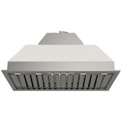 Fulgor Milano 600 Series 1,000 CFM 35 Inch Wide Range Hood Insert with Pro Baffle Filters Stainless Steel