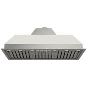 Fulgor Milano 600 Series 1,000 CFM 46 Inch Wide Range Hood Insert with Pro Baffle Filters Stainless Steel