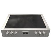 Fulgor Milano 600 Series 36 Inch Wide 5 Burner Electric / Induction Rangetop with Power Boost Burner Stainless Steel