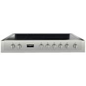 Fulgor Milano 600 Series 48 Inch Wide 7 Burner Electric / Induction Rangetop with Pan Detection System and Power Boost Burner Stainless Steel