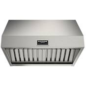 Fulgor Milano 600 Series 600 CFM 30 Inch Wide Wall Mounted Range Hood with Pro Baffle Filters and Slide Controls Stainless Steel