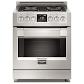 Fulgor Milano 600 Series 30 Inch Wide 4.4 Cu. Ft. Free Standing Induction Range with Dual Fan Convection and Telescopic Rack Stainless Steel