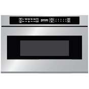 Fulgor Milano 700 Series 24 Inch Wide 1.2 Cu. Ft. 950 Watt Drawer Microwave with Sensor Cooking and Touch Controls Stainless Steel