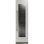 Fulgor Milano 700 Series 24 Inch Wide 80 Bottle Capacity Panel Ready Built-In Wine Cooler with LED Lighting - Right Hinge Panel Ready