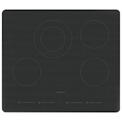 Fulgor Milano 700 Series 24 Inch Wide 4 Burner Electric Cooktop with Slide Touch Controls Black Glass