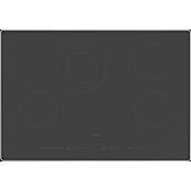 Fulgor Milano 700 Series 30 Inch Wide 4 Burner Electric Cooktop with Slide Touch Controls Black Glass