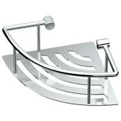 Gatco Elegant 9" Stainless Steel Bathroom Shelf Chrome