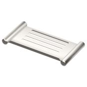 Gatco Elegant 10" Stainless Steel Bathroom Shelf Brushed
