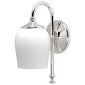 Gatco Tavern 11" Tall Bathroom Sconce with Glass Shade Polished Nickel