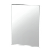 Gatco 23-1/2" W x 31-1/2" H Rectangular Frameless Bathroom Wall Mirror Clear