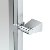 Gatco Bleu 24-1/2" W x 32-1/2" H Modern Rectangular Framed Bathroom Wall Mirror Chrome