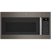 GE 30 Inch Wide 1.9 Cu. Ft. 1,000 Watt Over the Range Microwave with Sensor Cooking Fingerprint Resistant Slate