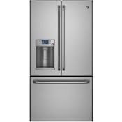 GE 36 Inch Wide 22.1 Cu. Ft. Counter Depth French Door Refrigerator from the Cafe Series Stainless Steel