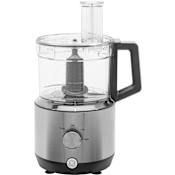 GE 96 Oz. 2 Speed Countertop Food Processor with Stainless Steel Accessories Stainless Steel