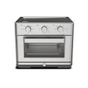 GE 16-7/8" Wide Convection Countertop Toaster Oven with Air Fry Stainless Steel