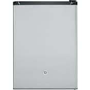 GE 24 Inch 5.6 Cu. Ft. Spacemaker Compact Refrigerator with Glass Shelves Stainless Steel