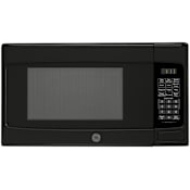 GE 21 Inch Wide 1.1 Cu. Ft. 950 Watt Countertop Microwave with Child Lock and Instant On Controls Black