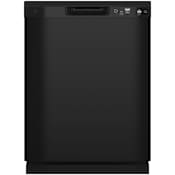 GE 24 Inch Wide 13 Place Setting Built-In Front Control Dishwasher Black