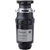 GE 5/16 HP Continuous Garbage Disposal - without Power Cord Black