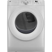 GE 28 Inch Wide 7.8 Cu. Ft. Energy Star Certified Electric Dryer White
