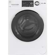 GE 24 Inch Wide 2.4 Cu. Ft. Energy Star Rated Electric Front Loading Washer with Steam Technology White