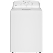 GE 27 Inch Wide 4 Cu. Ft. Top Loading Washing Machine with Knob Controls and Heavy Duty Agitator White